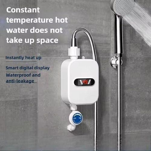 product_image_name-Generic-Chauffe-Eau Électrique Instantané pour Douche avec Écran Digital – Double Tuyau – Eau Chaude en 3 Secondes-8