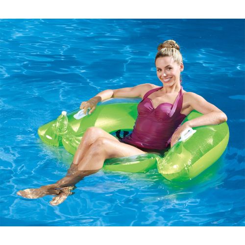 Fauteuil Gonflable Piscine avec Poignée, Bouée Gonflable pour