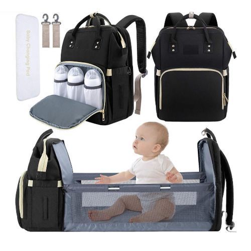 Generic Sac à couches pour bébé, sac à dos de lit pour maman, sac de maternité  pour poussette à prix pas cher