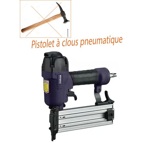 Makute Pistolet à clous pneumatique Nail guné à prix pas cher