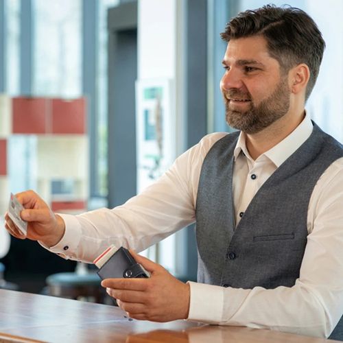 product_image_name-Generic-Portefeuille Vintage RFID BLOCKING pour Carte Bancaire + Sticker-7