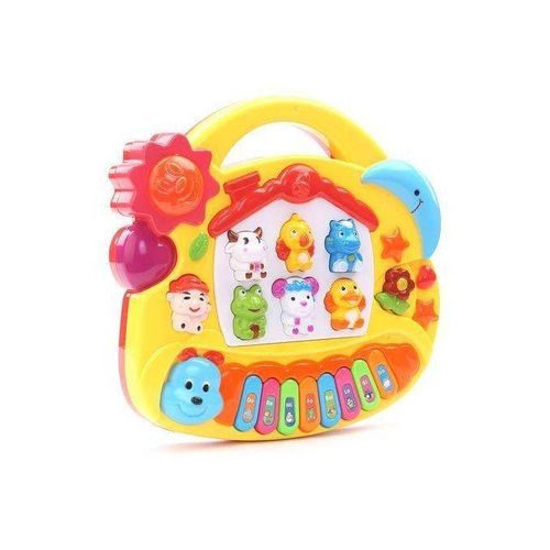 product_image_name-Generic-Piano musical avec sons d'animaux - Couleur Jaune --1