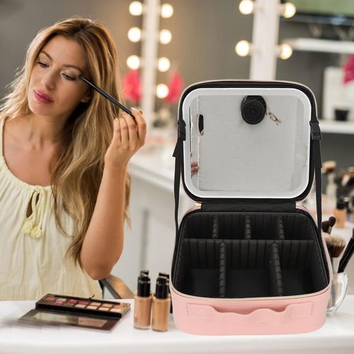 Trousse De Voyage Joligrace - Pochette Cosmétique, Vanity Case, Boîte à Beauté Pour Maquillage