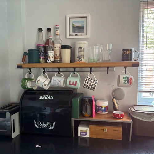 product_image_name-Generic-Étagère murale avec 5 crochets -1