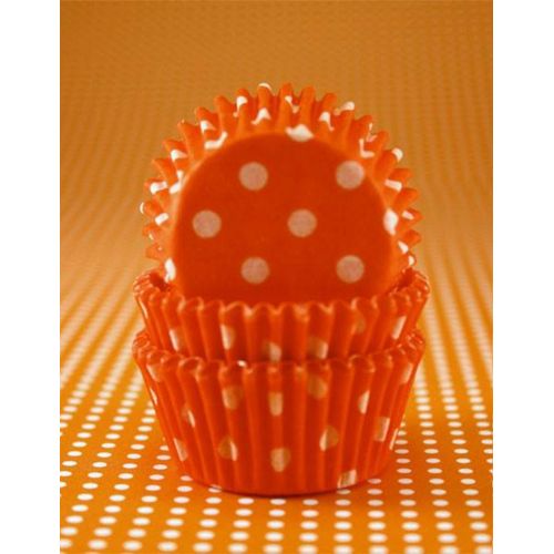 Caissettes à mini cupcakes Orange