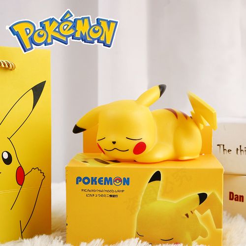 Generic Veilleuse Pokémon Pikachu pour enfants figurine d'anime jaune