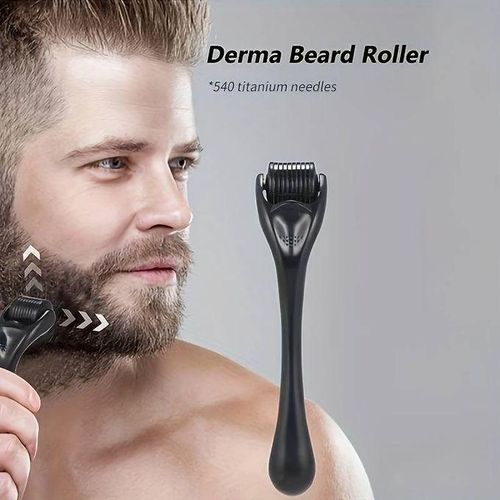 product_image_name-Derma Roller-Kit de rouleaux de croissance de la barbe pour hommes,-1