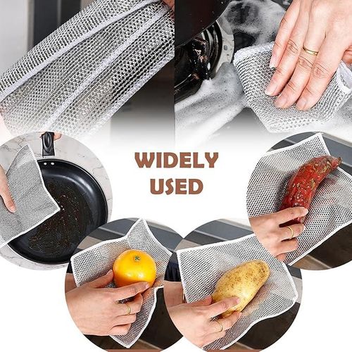 product_image_name-Generic-Chiffons Anti-Rayures pour Plaques de Cuisson et Éviers, Réutilisables et Écologiques, 5Pcs-5