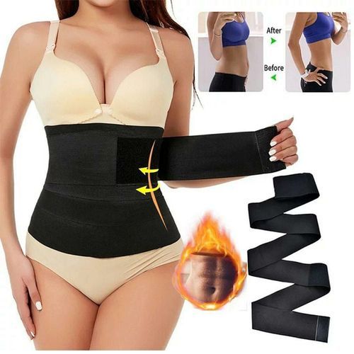 Ceinture Corset , Gaine Amincissante Réglable Serre-Taille 3m