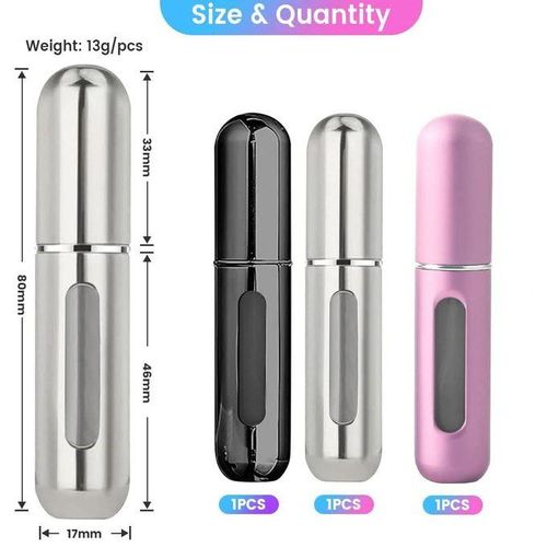 product_image_name-Generic-3 Pièces Atomiseur Parfum Mini bouteille vaporisateur rechargeable portable de parfum pour voyage-2