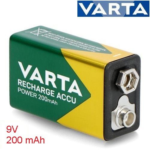 VARTA Pile Rechargeable 9 volts NiMh Accu Power Batterie 9V Capacité 200mah  à prix pas cher