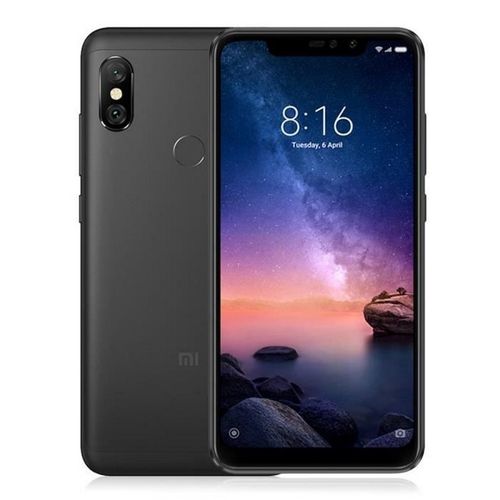 XIAOMI ريدمي نوت 6 برو - 6.26 بوصة - 4 جيغابايت  64 جيغابايت - 20MP - أندرويد 8.1 - أسود