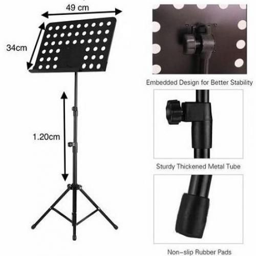 Generic Support Coran, Porte Quran 1.2m, Pupitre d'orchestre Music 120cm à  prix pas cher