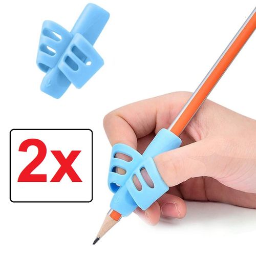Generic 2 pièces porte stylo et crayon pour enfant à deux doigts pour  apprendre à écrire à prix pas cher