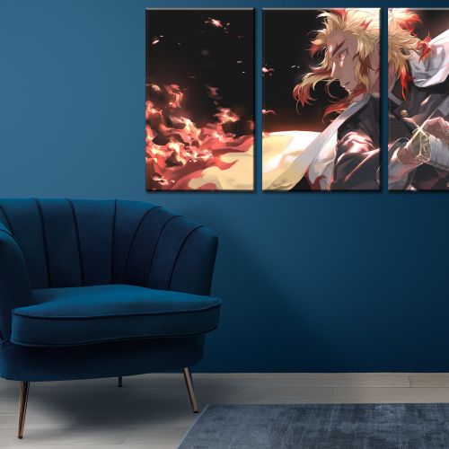 Generic Tableau Anime Demon Slayer - Kyōjurō - Tableau Mural