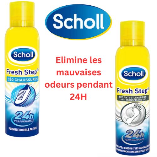 Déodorant Fresh Step anti-odeurs pour les chaussures, Scholl (150