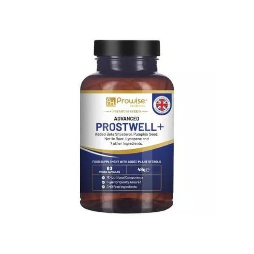 product_image_name-Prowise Healthcare-Advanced Prostwell Plus 60 capsules végétaliennes avec ajout de bêta-sitostérol, de graines de citrouille, de racine d'ortie, de lycopène et de 7 autres ingrédients, 60 gélules - Made in UK -1
