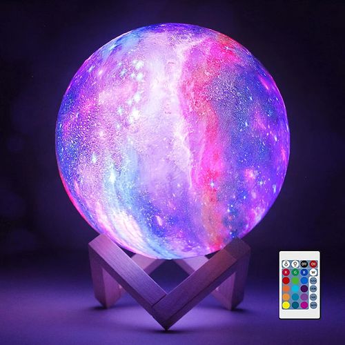 Generic Lampe Galaxie 3D LED Lumière De Lune Atmosphère Veilleuse  Décoration De La Maison à prix pas cher