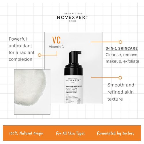 product_image_name-Novexpert-Mousse Nettoyante Flash Éclat Vitamine C 150ml-2