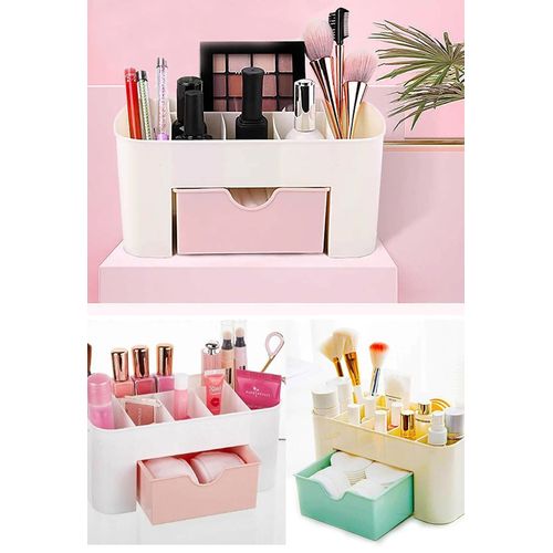 Cosmétique Boîte De Rangement Bureau Papeterie Organisateur Boîte De  Rangement, Rose