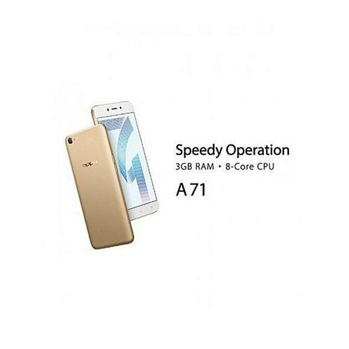 Oppo A71 - 5.2 &quot;- 32 Go - 3 Go de RAM - Caméra 13mp - Double SIM - 4G LTE - Gold