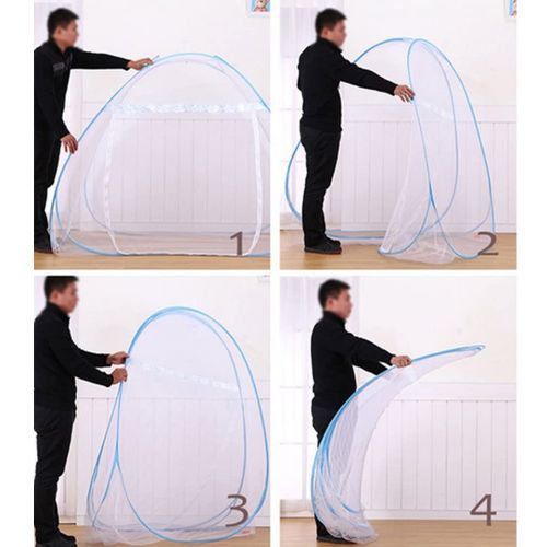 product_image_name-Generic-ناموسية للسرير مظلة تخييم مزدوجة محمولة للسفر للمنزل مكافحة البعوض خيمة قابلة للطي شبكة ناموسية م-2