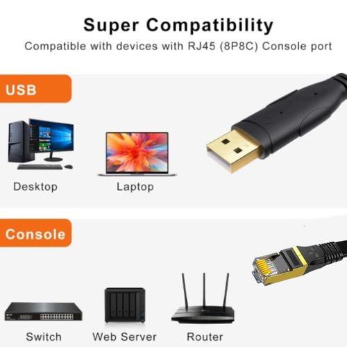 Generic كابل كونسول USB إلى RJ45 - image 2