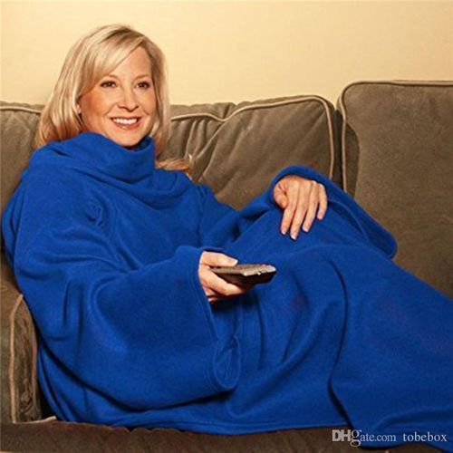As Seen On Tv Snuggie Couverture en laine polaire doux et chaud avec manches Tres Confortable a prix pas cher Jumia Maroc