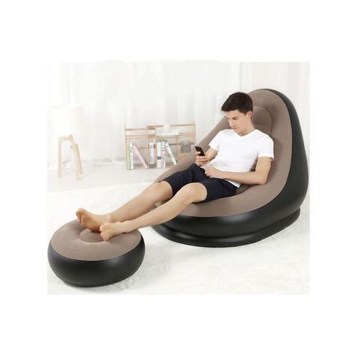 product_image_name-Generic-Fauteuil gonflable avec pouf Ultra Lounge Relax-2