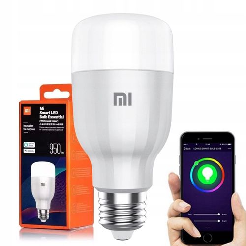 XIAOMI Ampoule connectée Mi Smart LED Bulb Essential (Blanc et Couleur) à  prix pas cher