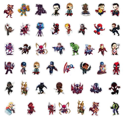 product_image_name-Generic-Disney Marvel Avengers Mignon Super Héros De Bande Dessinée stickers LOT/30 pcs-5
