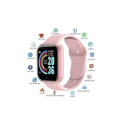 product_image_name-Generic-Smart Bracelet Smart watch pour femmes et hommes Y68 pro D20 Bracelet de fitness-1