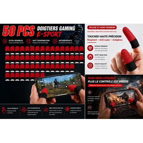 Generic Doigtiers Gaming 50pcs