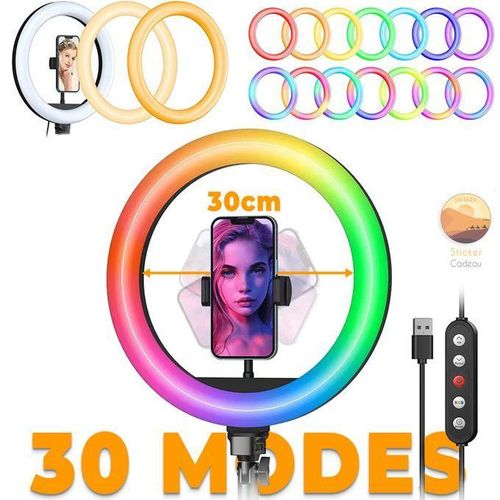 product_image_name-Generic-Ring Light LED RGB 30 cm-2