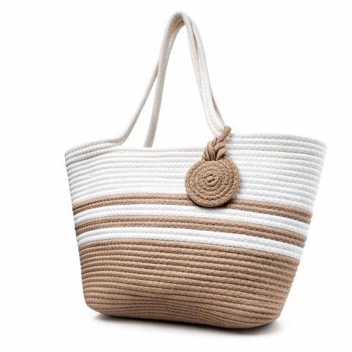 product_image_name-Generic-حقيبة يد نسائية من القش للشاطئ، حقيبة حمل للشاطئ مناسبة للسفر والتسوق في العطلات-2