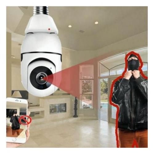 product_image_name-Generic-Caméra de surveillance Wifi 1080P, ampoule E27, avec Vision nocturne infrarouge-1