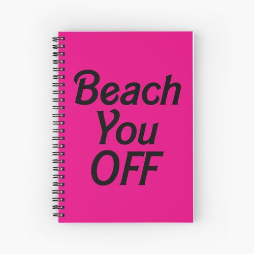 product_image_name-Generic-Beach you off Spiral Notebook - Bloc note-1