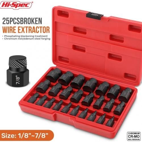 Generic Kit d'extracteur de boulons hexagonaux 25 pièces à prix pas cher