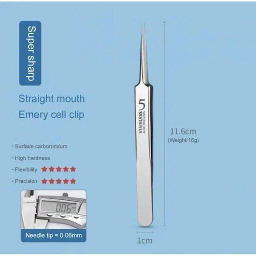 product_image_name-Generic-Set de Pinces de Précision Professionnelles en Acier Inoxydable-3