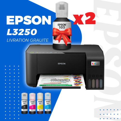 Epson EcoTank L3250 Imprimante WiFi à réservoirs rechargeables - Remplace L3150