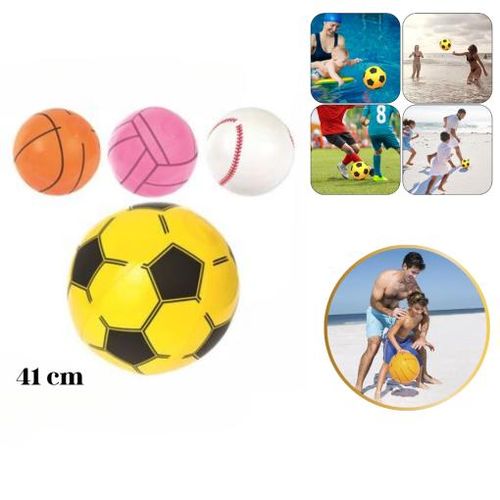 product_image_name-Generic-كرات شاطئ قابلة للنفخ 41 سم، مثالية للألعاب في البحر، والمسابح، والفعاليات (لون عشوائي)-1
