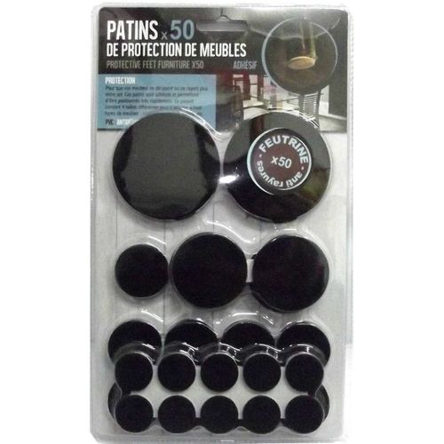 Patin Feutre Feutrine Autocollante pour Meuble Patins Chaises