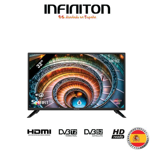 Infiniton 32&quot; HD LED Smart ANDROID TV - INTV-32LA380 -Récepteur intégrer - Noir