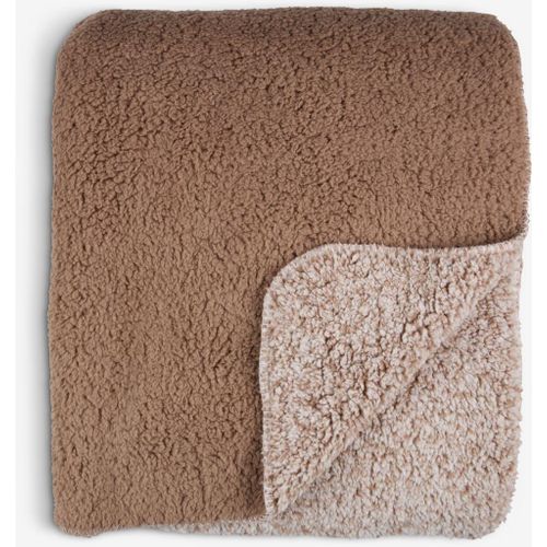 product_image_name-Generic-Plaid Polaire Doux 200x220cm Sable Foncé Toucher Velours Cha-4