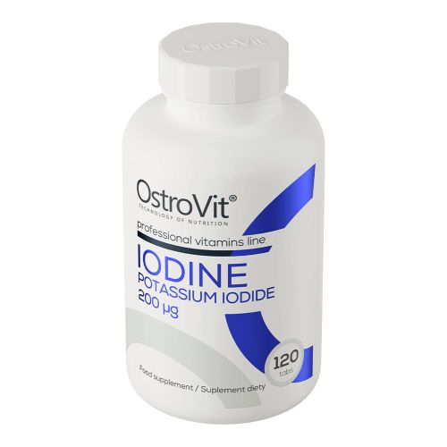 product_image_name-OstroVit-ODINE يوديد البوتاسيوم 200 مكغ 120 قرص - الصحة الدرقية والإدراكية-2
