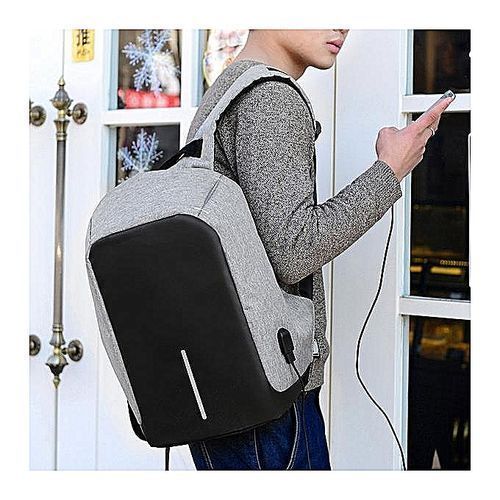 Generic Sac à Dos Anti-Vol pour Ordinateur Portable Haute Qualité avec Port  de Charge USB pour Homme/Femme à prix pas cher