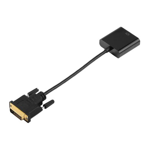 OR DVI-D VGA كبل محول التيار المتردد النشطة مراقبة الكمبيوتر البطاقة-بلاك