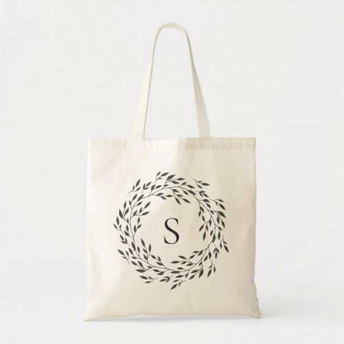 product_image_name-Generic-Tote bag the botanical greenery braid the monogram Unique, haute qualité-2