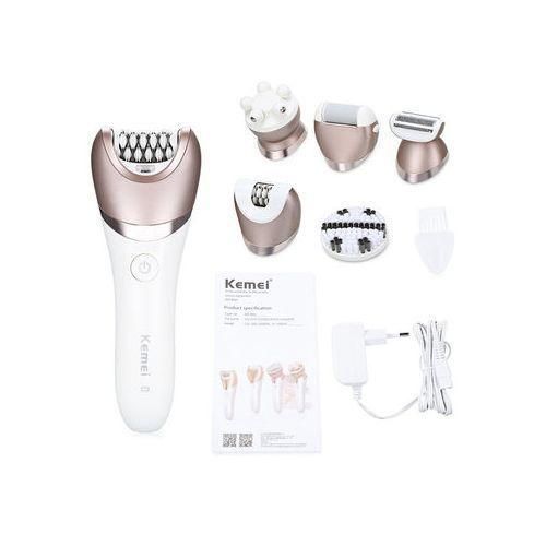 product_image_name-Kemei-Étanche Rasoir 5 en 1 Épilateur Électrique Sans Fil Rechargeable KM-8001-3