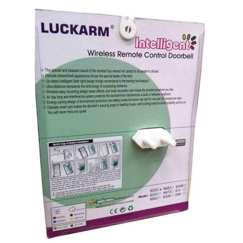 product_image_name-Generic-Sonnette sans fil étanche à prise avec portée 100 m, 32 mélodies, sonnette de porte d'entrée, sonnette de porte-5